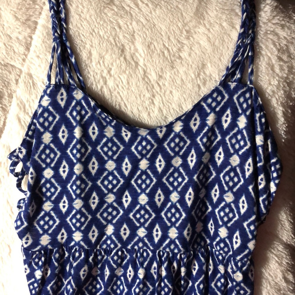 ⭐️Forever 21 Blue & White Dress